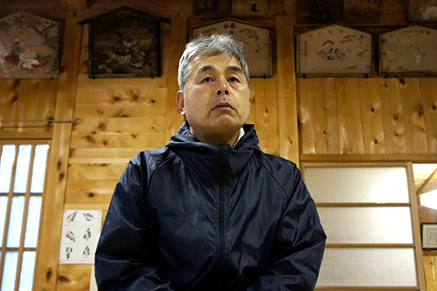 白山神社総代、矢島幸男さん