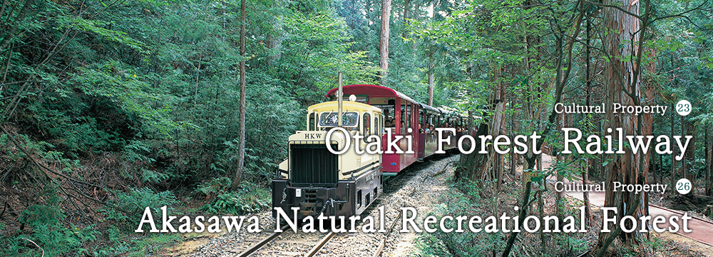 23Otaki Forest Railway26Akasawa Natural Recreational Forest