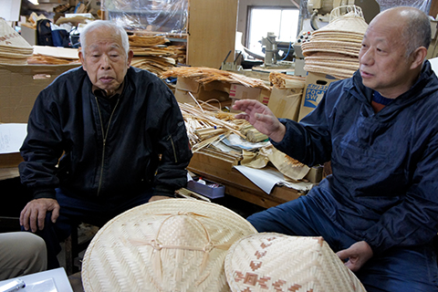 Mr. Okaniwa and Mr. Isamu Odaka