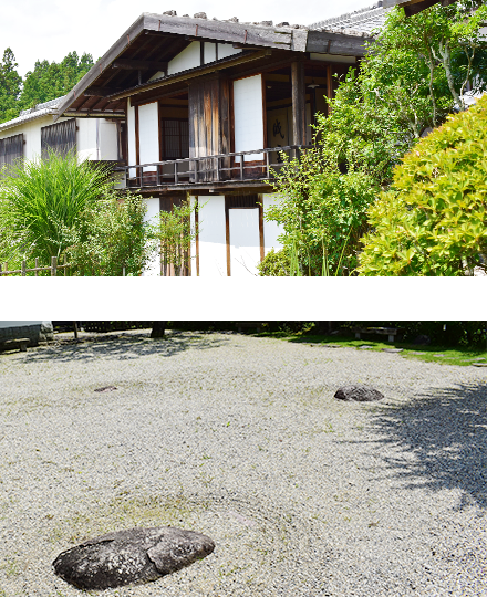 島崎藤村宅の庭と外観